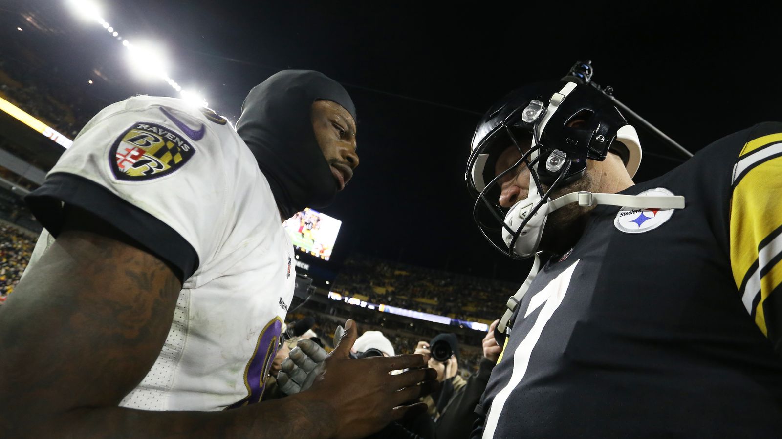 Steelers Legend Ben Roethlisberger Sparks Crazy Intense Debate Involving Ravens' Lamar Jackson (Steelers News). Photo by Charles LeClaire / Imagn Images