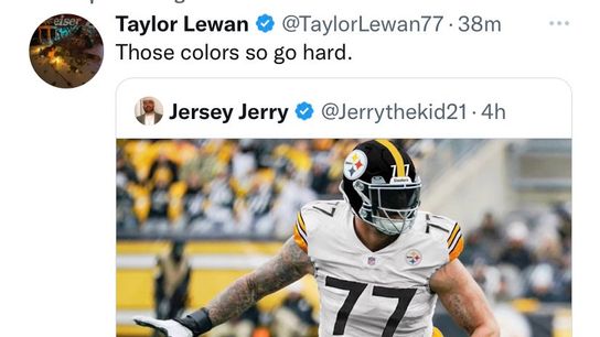 Taylor Lewan responds to Jersey Jerry's tweet