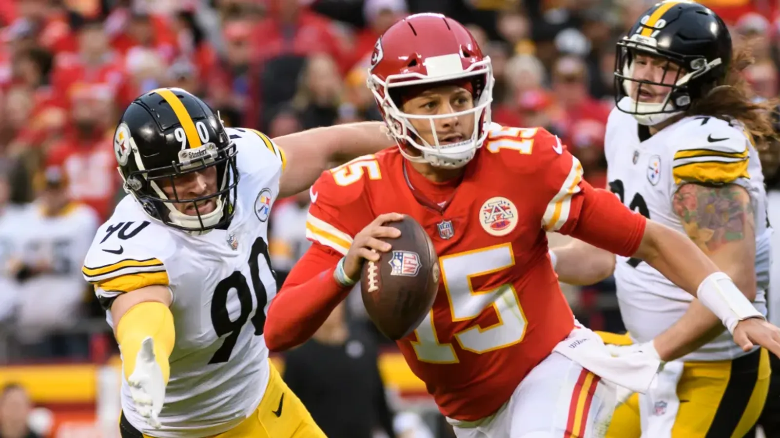 Steelers' TJ Watt, Patrick Mahomes