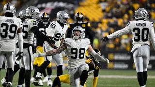 Steelers Great James Harrison Helped Mold Maxx Crosby Into The Elite Player He Is Today (Steelers News). Photo by Gaelen Morse / Getty Images