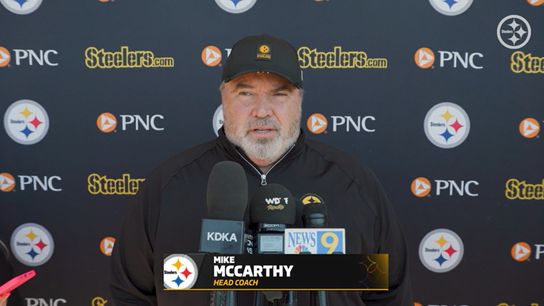 Steelers Head Coach Mike McCarthy Detailed Why Pittsburgh Invested Even More In Their Most Dominant Unit. Photo by Steelers.com