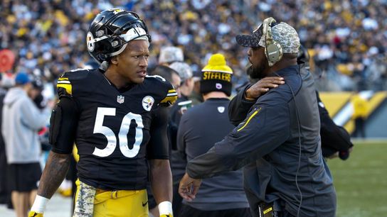 Steelers Ryan Shazier and Mike Tomlin