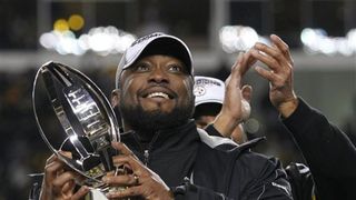 Steelers Head Coach Mike Tomlin Was Alarmed With "A Lot Of Issues" During The 2008 Training Camp (Steelers News). Photo by Gene J. Puskar / AP Photo