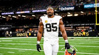 Steelers' TJ Watt Publicly Ridiculed By Myles Garrett For Poor Reaction To 2023 Award Snub (Steelers News). Photo by Matt Starkey / Cleveland Browns