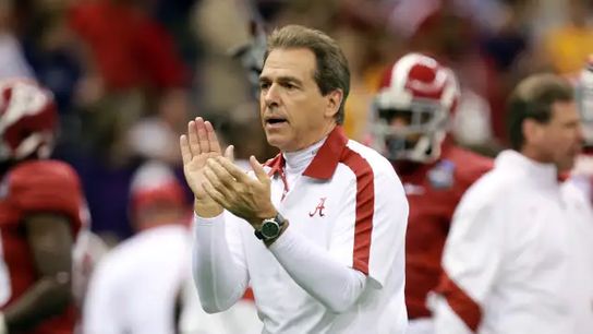 University of Alabama head coach Nick Saban University of Alabama head coach Nick Saban