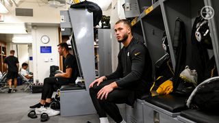 Steelers' Nick Herbig Has Savage Comeback For Those Who Questioned His Size Coming Into The League (Steelers News). Photo by Karl Roser / Pittsburgh Steelers