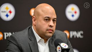 Steelers' Omar Khan Revealing The Details Of His Conversation With George Pickens Ahead Of Cowboys Trade (Steelers News). Photo by Karl Roser / Pittsburgh Steelers