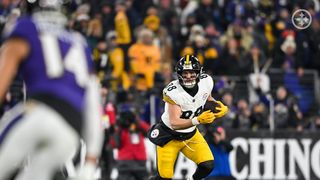 Steelers' Pat Freiermuth "Has All The Tools" To Be An Elite Player Like Travis Kelce (Steelers News). Photo by Karl Roser / Pittsburgh Steelers