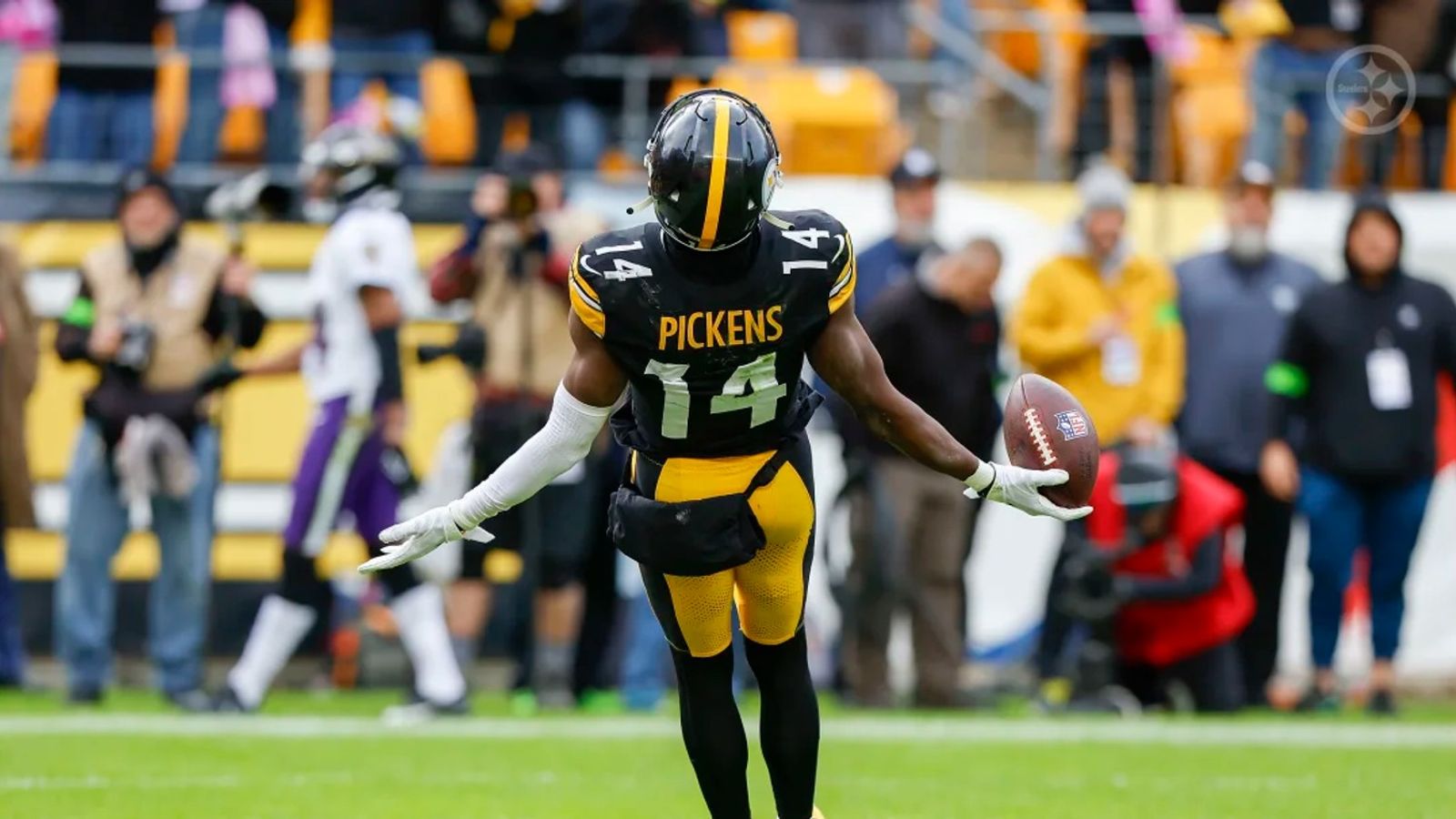 Steelers WR George Pickens' Exuberant Pass Blocking Echoes Hines Ward's ...