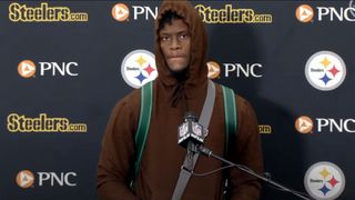 Steelers' George Pickens Cautions That Week 7 Win Was Not A "Breakthrough" For The Offense (Steelers News). Photo by Steelers.com Postgame Press Conference