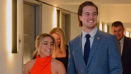 Steelers' Kenny Pickett and fiancee Amy Paternoster