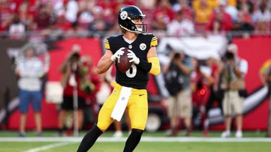 Steelers' QB Kenny Pickett in preseason against the Buccaneers