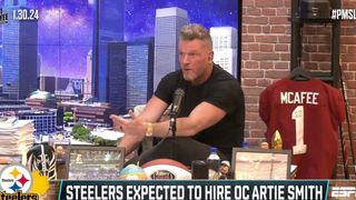 Steelers’ New Offensive Coordinator Arthur Smith Has Pat McAfee Fired Up (Steelers News). Photo by The Pat McAfee Show Youtube