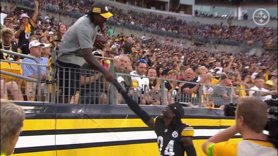 Steelers Joey Porter Jr and Sr