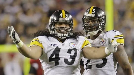 Steelers Ryan Clark and Troy Polamalu 