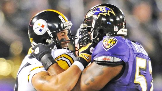 Steelers Hines Ward and Ravens Ray Lewis Steelers Hines Ward and Ravens Ray Lewis