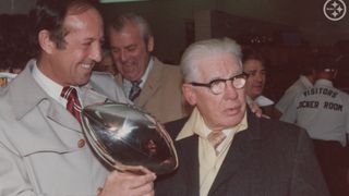 Steelers Legendary Owner Art Rooney Once Entered The Rams Press Box During The Middle Of The Game To See OC Dick Vermeil (Steelers News). Photo by Steelers.com