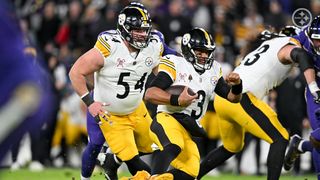 Steelers' Russell Wilson The Victim Of A Direct Shot From Ravens Defender On Social Media (Steelers News). Photo by Karl Roser / Pittsburgh Steelers