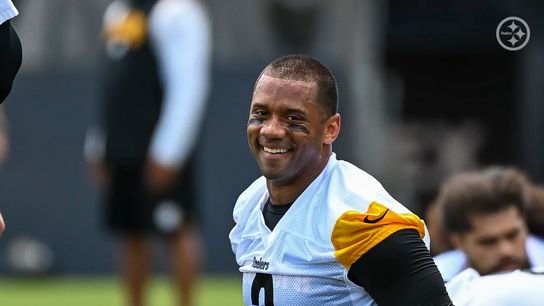 Steelers' QB Russell Wilson at minicamp.