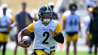 Steelers' Justin Fields Thrilled With Chemistry And Calls George Pickens "Elite" (Steelers News). Photo by Steelers.com