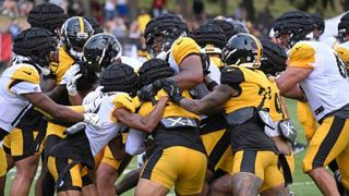 Steelers Camp Fight "Close To Being Foolishness"; Expected Better From Veterans  (Steelers News). Photo by Chaz Palla / TRIBLIVE