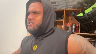 Steelers' Polarizing OL Dan Moore Jr. Shares The Likely Changes With Troy Fautanu In Lineup  (Steelers News). Photo by X: @C_AdamskiTrib