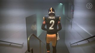 Steelers' Mike Tomlin Acting On "Dumb Superstition" In Not Naming Justin Fields The Starter (Steelers News). Photo by Steelers.com