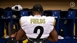 Steelers Locker Room Offers Revealing Insight Into The Russell Wilson-Justin Fields Debate: "Victories... That Matters More" (Steelers News). Photo by Steelers.com