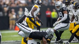 Steelers' Ben Roethlisberger Blames Justin Fields Of Using Controversial "New Move" To Draw Flag From The Officials  (Steelers News). Photo by Heidi Fang / Las Vegas Review-Journal