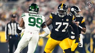 Steelers' Darnell Washington Proved To Arthur Moats That Broderick Jones' Blocking Problem Dates Back To Georgia (Steelers News). Photo by Steelers.com