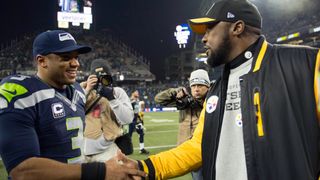 Steelers' Mike Tomlin And Russell Wilson’s Heavenly Meeting Revealed: "They Could Really Vibe" Together (Steelers News). Photo by Troy Wayrynen / USA TODAY Sports