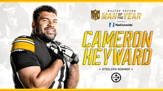 Steelers’ Cam Heyward Recognized As The NFL Walter Payton Man Of The Year  (Steelers News). Photo by Steelers.com