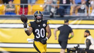 Steelers' Running Back Jaylen Warren Not Concerned With Contract Extension: "I'm Worried About Winning The Super Bowl" (Steelers News). Photo by Benjamin B. Braun / Pittsburgh Post-Gazette