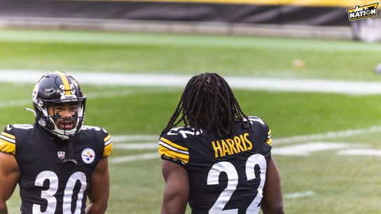 Steelers' Jaylen Warren and Najee Harris