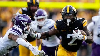 Steelers Find Potential Le'Veon Bell Successor In Kaleb Johnson Amid Alarming Draft Doubts (Steelers News). Photo by Charlie Neibergall / Associated Press