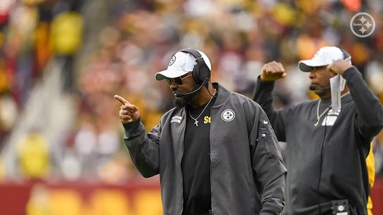 Pittsburgh Steelers' Head Coach Mike Tomlin during Week 10 against the Commanders in 2024.