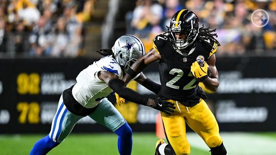 Pittsburgh Steelers RB Najee Harris during Week 5 loss against the Dallas Cowboys in 2024. Pittsburgh Steelers RB Najee Harris during Week 5 loss against the Dallas Cowboys in 2024.