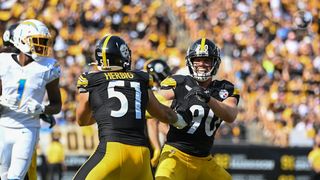 Steelers' TJ Watt Jokingly Tells Media That He's Done Talking About A Successful Nick Herbig (Steelers News). Photo by Aaron Anastasia / Pittsburgh Steelers 