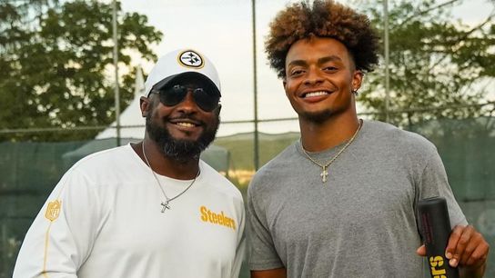 Steelers' Mike Tomlin and Justin Fields