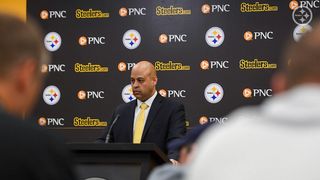 Steelers GM Omar Khan Lands Perfect Trade Opportunity With Familiar Foe (Steelers News). Photo by Karl Roser / Pittsburgh Steelers