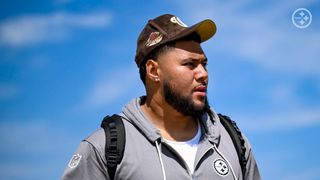 Steelers' Troy Fautanu May Miss Potential Debut Thanks To Additional Injuries On The Offensive Line (Steelers News). Photo by Karl Roser / Pittsburgh Steelers