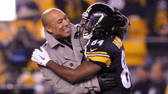 Steelers Hines Ward and Antonio Brown