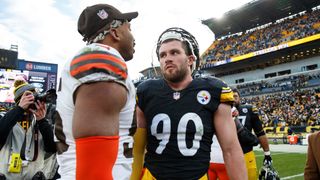 Steelers' Nemesis Myles Garrett Shocks The NFL World As He Suddenly Asks Out Of Cleveland (Steelers News). Photo by AP Photo / Matt Durisko