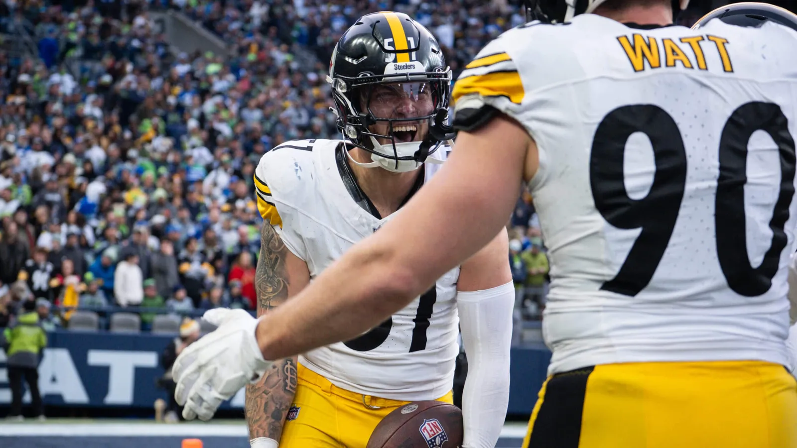 Steelers' Nick Herbig TJ Watt