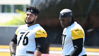 Steelers' Troy Fautanu's Return Allows Broderick Jones To Validate First-Round Value (Steelers News). Photo by Pittsburgh Post-Gazette