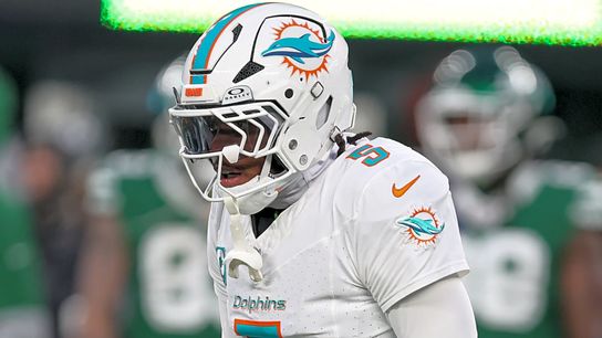 Steelers' CB Jalen Ramsey looking down in frustration during a game with the Miami Dolphins Steelers' CB Jalen Ramsey looking down in frustration during a game with the Miami Dolphins